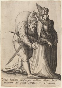 Vitia hominem monstrosum, 1597 von Robert Boissard