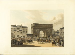 Großer Einzug der alliierten Herrscher in Paris von Robert Bowyer