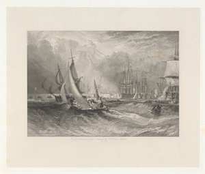 Gasport, Eingang zum Hafen von Portsmouth von Robert Brandard