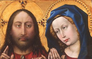 Christus und die Jungfrau von Robert Campin