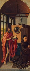 St. Johannes der Täufer und der Franziskanermönch Heinrich von Werl, 1438, ca. 1934