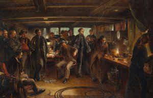 Warten auf die Antwort, ca. 1866