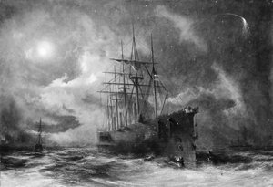 Nach dem verlorenen Kabel greifen, ca. 1866 von Robert Charles Dudley
