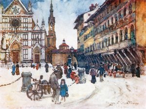 Piazza Santa Croce von Robert Charles Goff