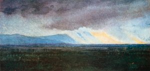 Die Ebene des Arno von Bellosguardo von Robert Charles Goff