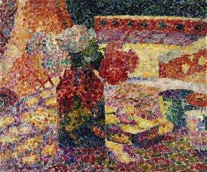 Stillleben mit Blumenstrauß von Robert Delaunay
