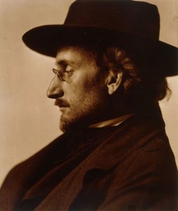 Porträt von Frederick Holland Day im Profil, ca. 1900-1910
