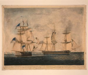 HMS Shannon erobert USS Chesapeake, 1. Juni 1813