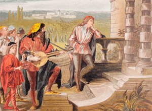 Illustration für Die zwei Herren aus Verona von William Shakespeare von Robert Dudley