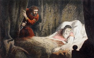 Macbeth kurz davor, König Duncan zu ermorden von Robert Dudley