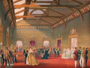 Die Prozession der Braut ordnen, 1863