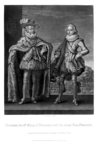 Christian IV., König von Dänemark, mit seinem ältesten Sohn Frederick