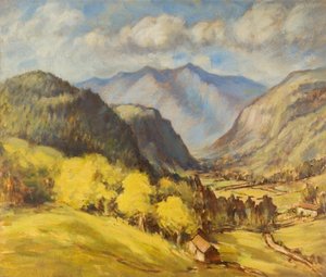 Tal-Landschaft von Robert Ernest McEune