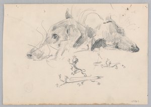 Hund und Löwe von Robert Frederick Blum
