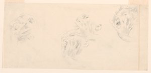Studie für eine Gruppe, „Weinfest“, Mendelssohn Glee Club, New York, NY von Robert Frederick Blum