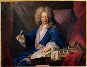 Porträt des Komikers und Dramatikers Florent Carton Sieur d