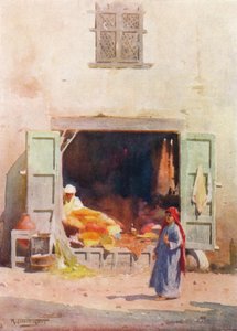 Ein Kairoer Laden, um 1880, 1904 von Robert George Talbot Kelly