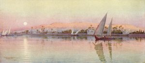 Kairo vom Fluss am Abend von Robert George Talbot Kelly