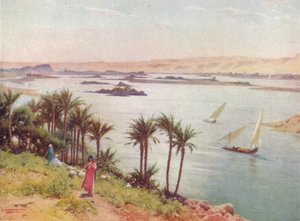 Erster Katarakt von der Insel Elephantine von Robert George Talbot Kelly