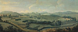 Ein Blick auf den Gisburne Park, Yorkshire, und den Park