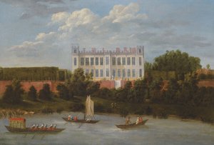 Ein Blick auf Syon House von der Themse von Robert Griffier