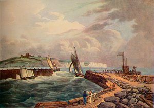 Kutter beim Einlaufen in den Hafen von Dover, 1819