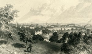 Stadt Providence, vom Prospect Hill, 1872 von Robert Hinshelwood