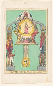 Uhr mit der Königin auf dem Zifferblatt, 1820