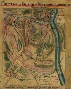 Schlacht von Shiloh oder Pittsburg Landing, Tennessee von Robert Knox Sneden