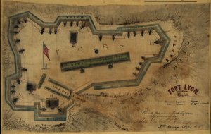 Fort Lyon, nahe Alexandria, Virginia von Robert Knox Sneden