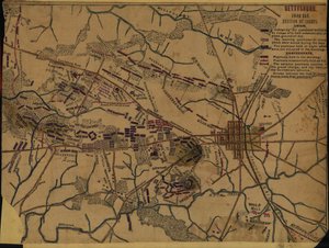 Gettysburg dritter Tag. Position der Truppen
