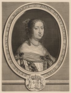 Anna von Österreich, Königin von Frankreich, 1660 von Robert Nanteuil