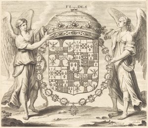 Wappen von Charles II, Herzog von Mantua von Robert Nanteuil