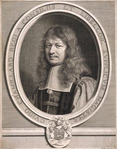 Guido Chamillard, maître des requêtes. 1664. von Robert Nanteuil