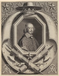 Porträt von Kardinal Jules Mazarin von Robert Nanteuil