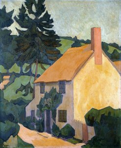 Devon Cottage, ca. 1920-24 von Robert Polhill Bevan