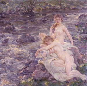 Die Badenden von Robert Reid