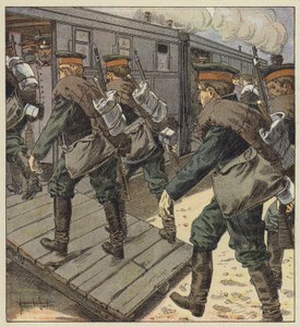 Einschiffung der russischen Truppen von Robert Salles