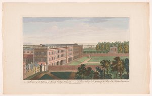 Ansicht der Trinity College Bibliothek in Dublin