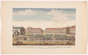 Ansicht des Covent Garden Market in London von Robert Sayer