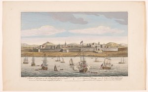 Ansicht von Fort Saint George in Madras