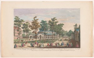 Ansicht der Rotunde in den Ranelagh Gardens in London