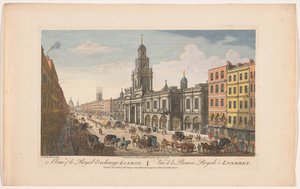 Ansicht der Royal Exchange in London