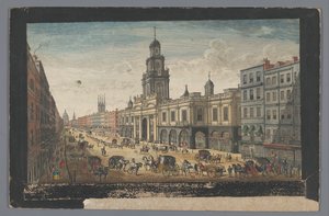 Ansicht der Royal Exchange in London von Robert Sayer
