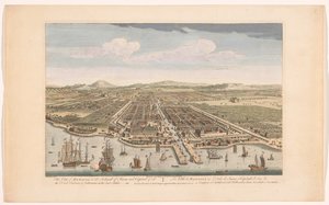 Ansicht der Stadt Batavia