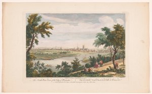 Ansicht der Stadt Worcester