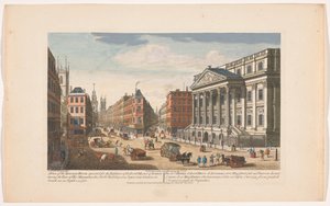 Ansicht des Mansion House in London von Robert Sayer