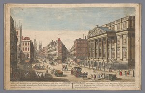 Ansicht des Mansion House in London von Robert Sayer