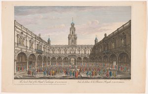 Blick auf das Innere der Royal Exchange in London
