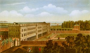 Die Bibliothek des Trinity College, Dublin, ca. 1760 von Robert Sayer